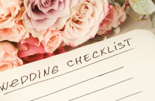 Checkliste für die Hochzeit