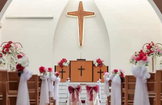 Kirchliche Trauung und ihre Zeremonie